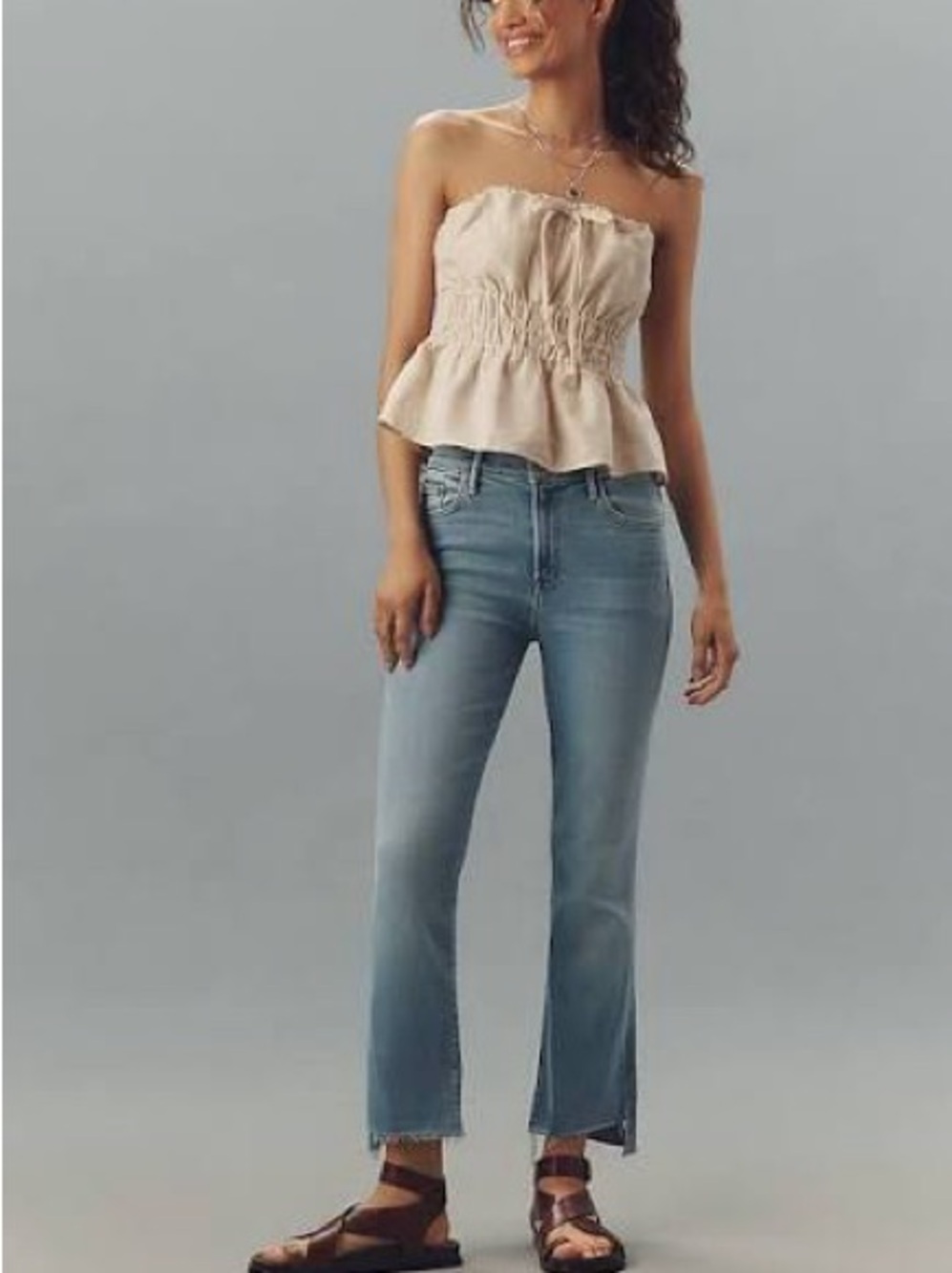 MOTHER NWOT The Insider Crop Step Fray 28